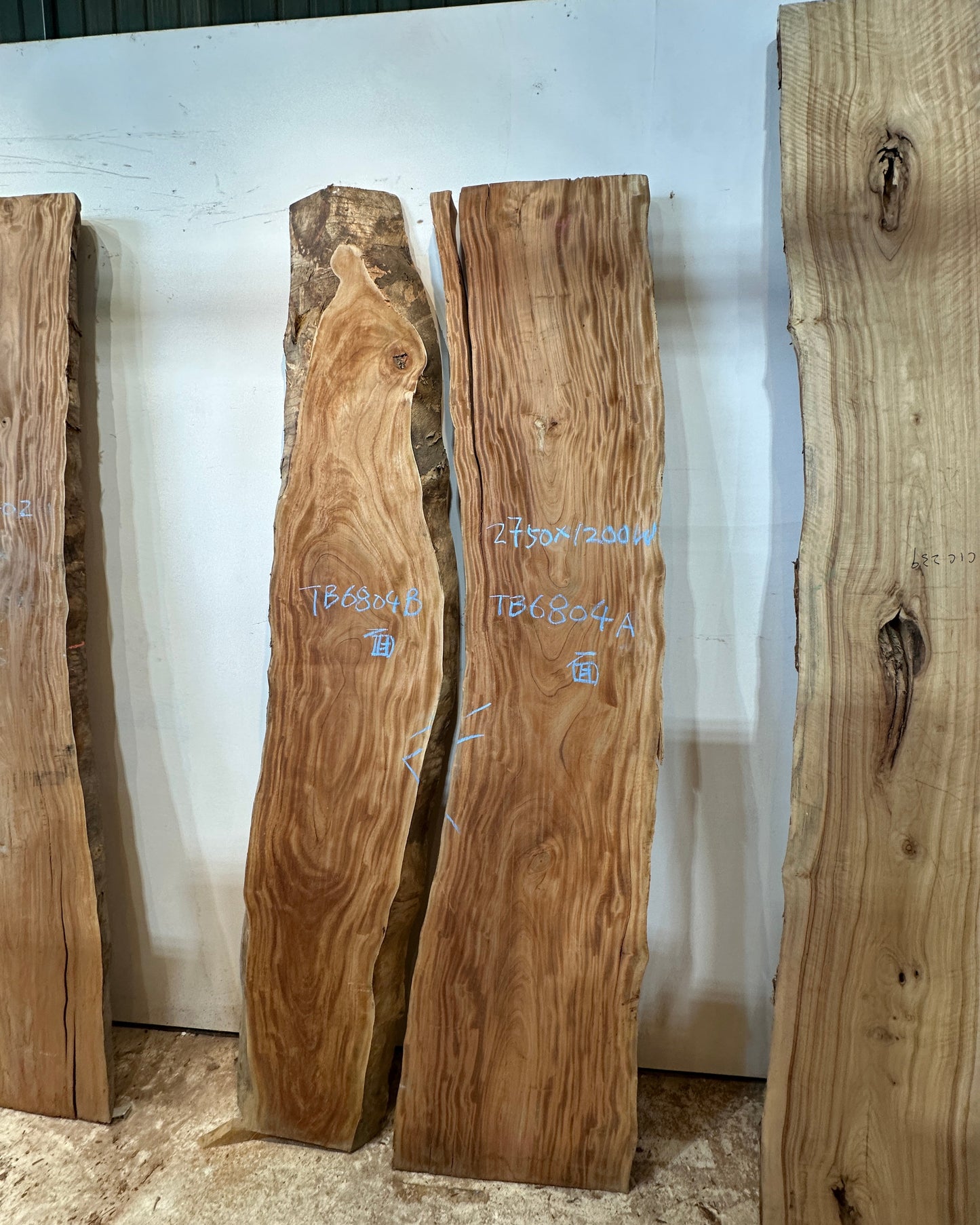 Estate | African Mahogany Live Edge Slab | 2750mm | EST-6804