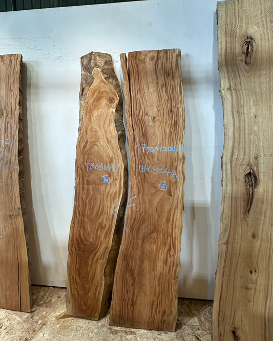 Estate | African Mahogany Live Edge Slab | 2750mm | EST-6804
