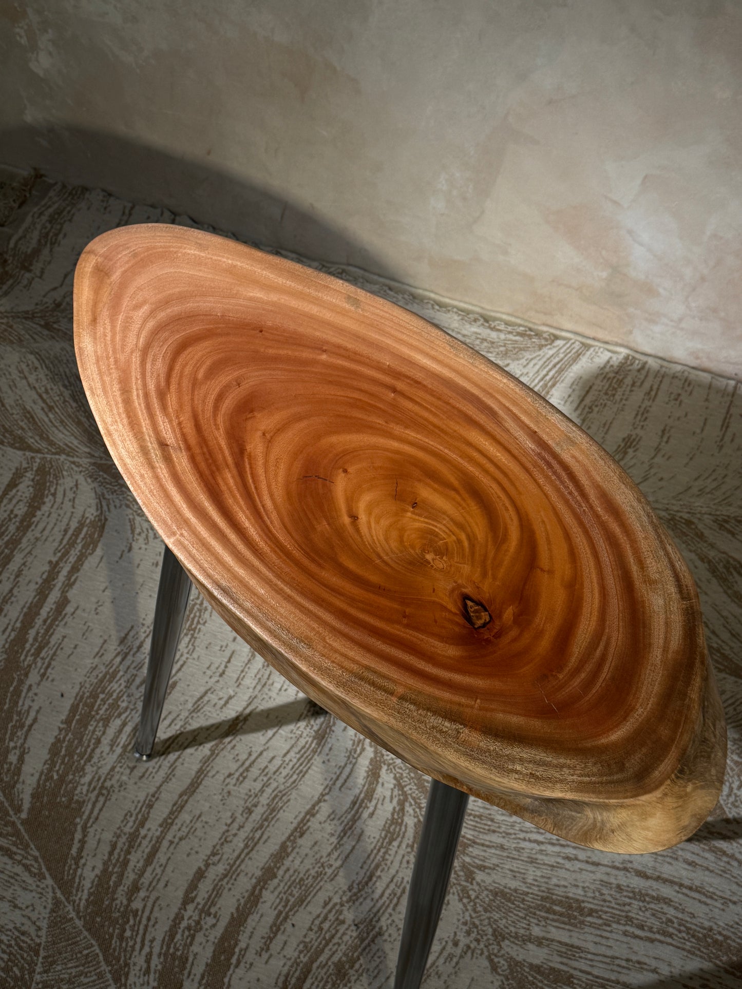 Mahogany Oval Tea Table — ST‑004