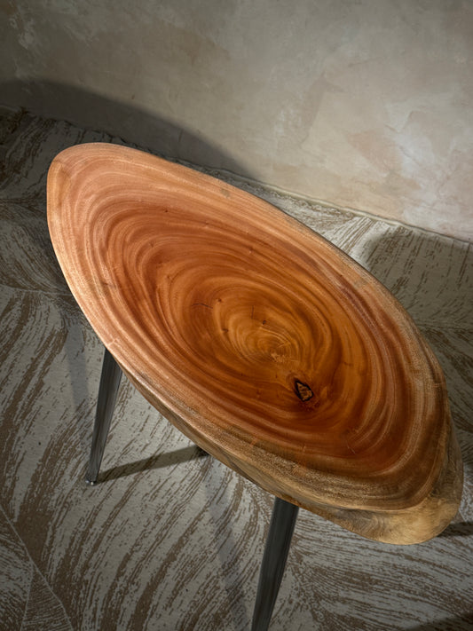 Mahogany Oval Tea Table — ST‑004