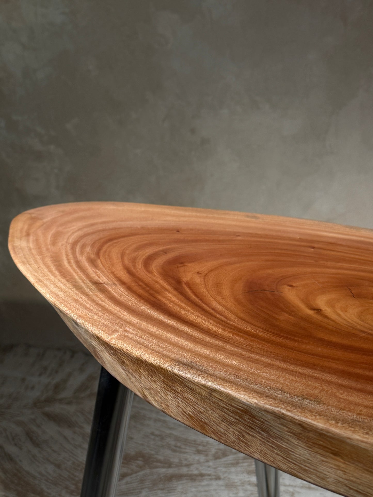 Mahogany Oval Tea Table — ST‑004