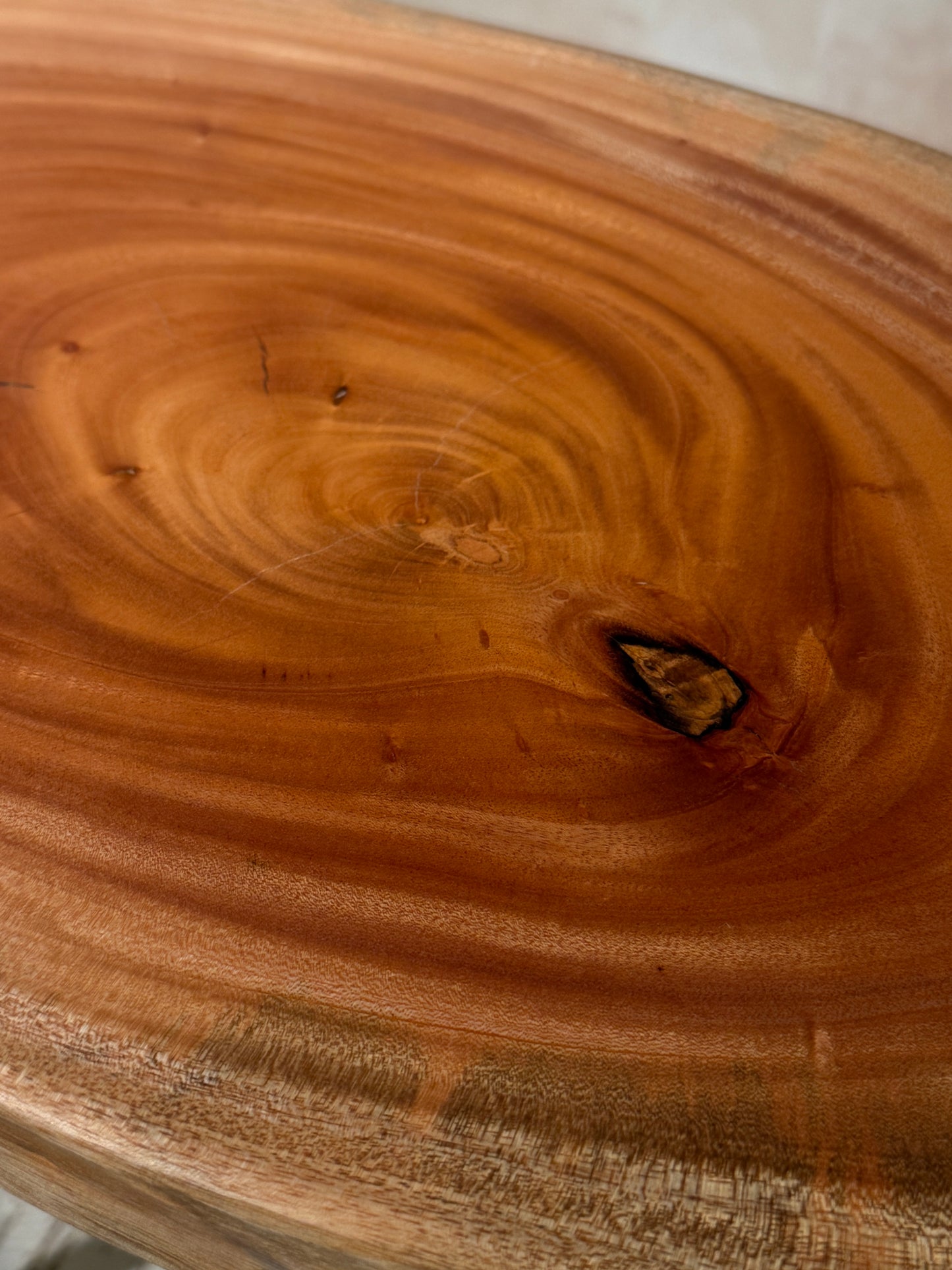 Mahogany Oval Tea Table — ST‑004