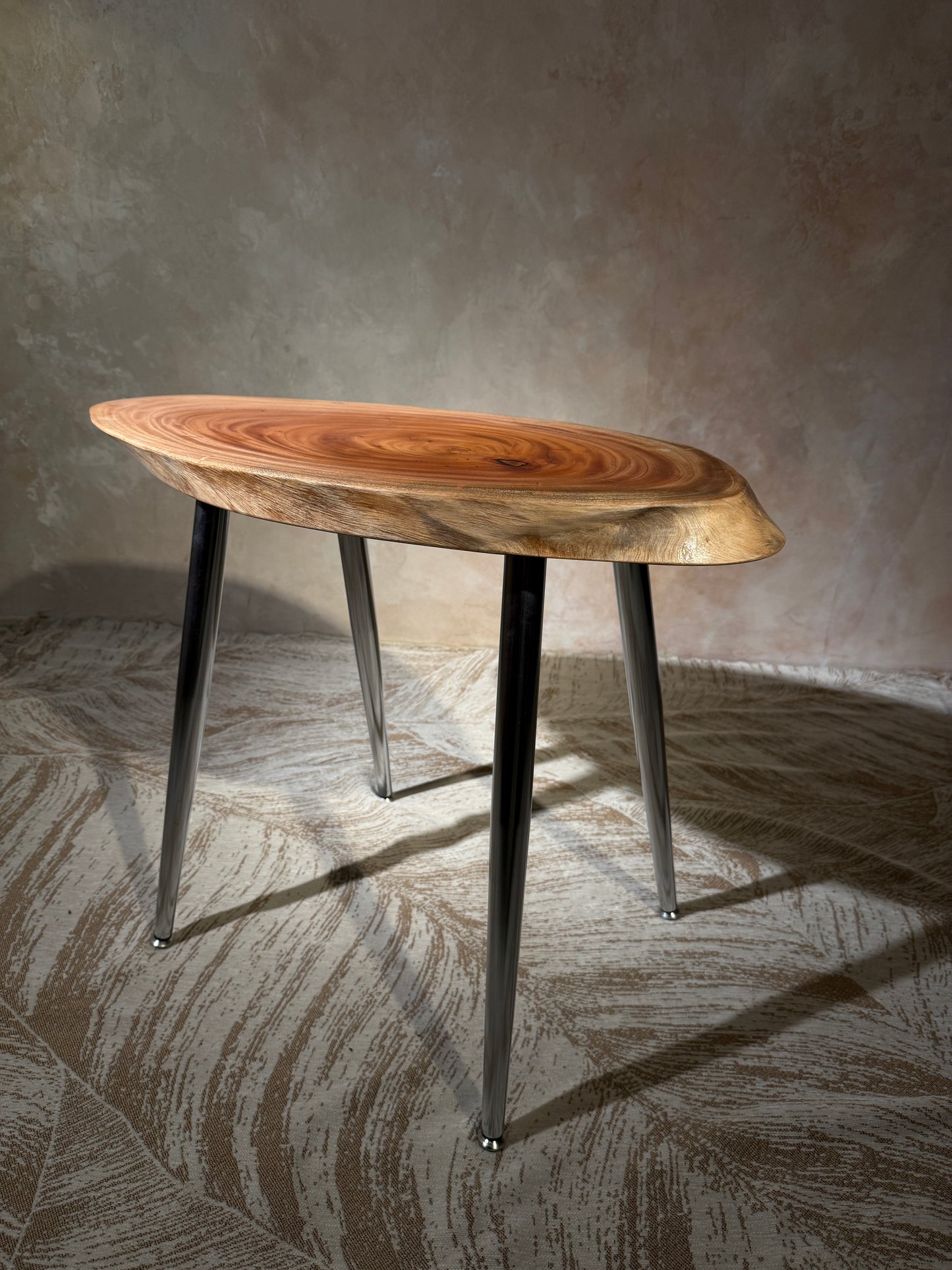 Mahogany Oval Tea Table — ST‑004