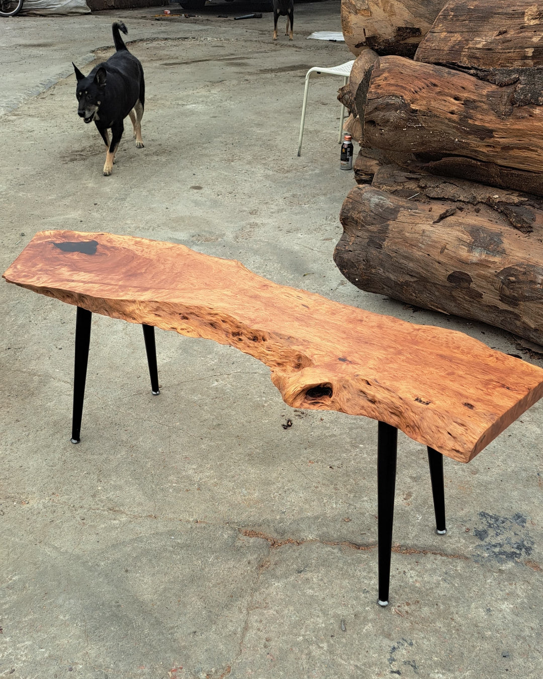 Solid wood bench workshop in Hong Kong at Timberbank – DIY handmade wooden bench