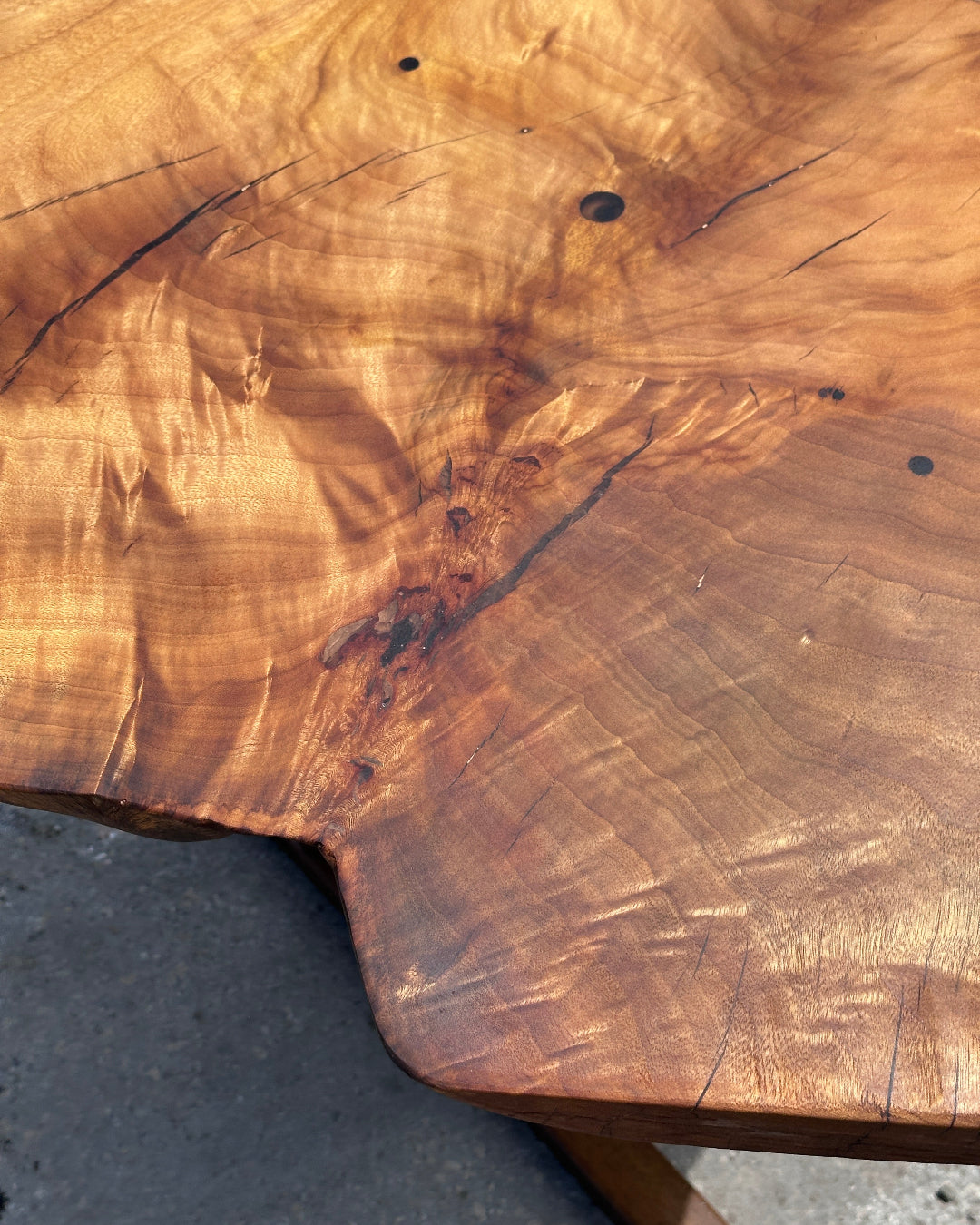 solid wood tea table workshop in Hong Kong at Timberbank – DIY natural slab coffee table experience